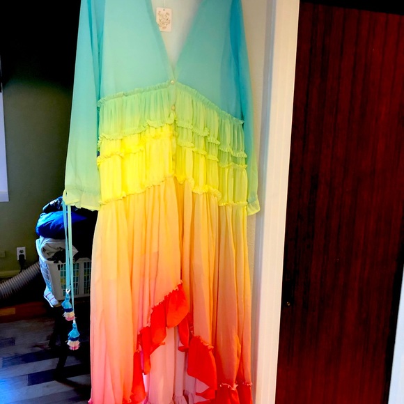 Rainbow Linjia Beach Dress - Picture 10 of 10